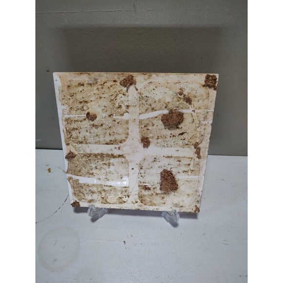 Vintage Tile CERAMIC BULLFIGHTER  MADE IN SPAIN 6" X 6" Tile Matador And Bull - Picture 8 of 8